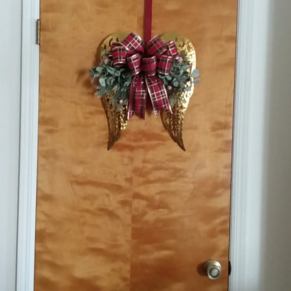 Gold Metal Angel Wings